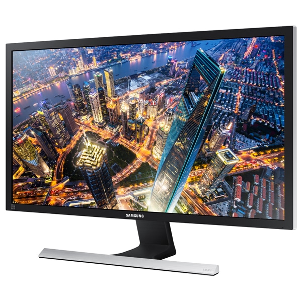 Monitor LED TN Samsung LU28E590DS, 28 inch, UHD 4K, 1 ms, FreeSync, Flicker Free, Game Mode, HDMI, DisplayPort, Negru - imagine 2