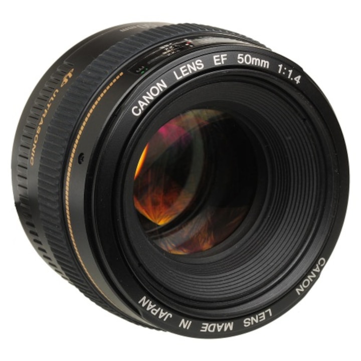 Obiectiv foto Canon EF 50mm 1:1.4 Ultrasonic