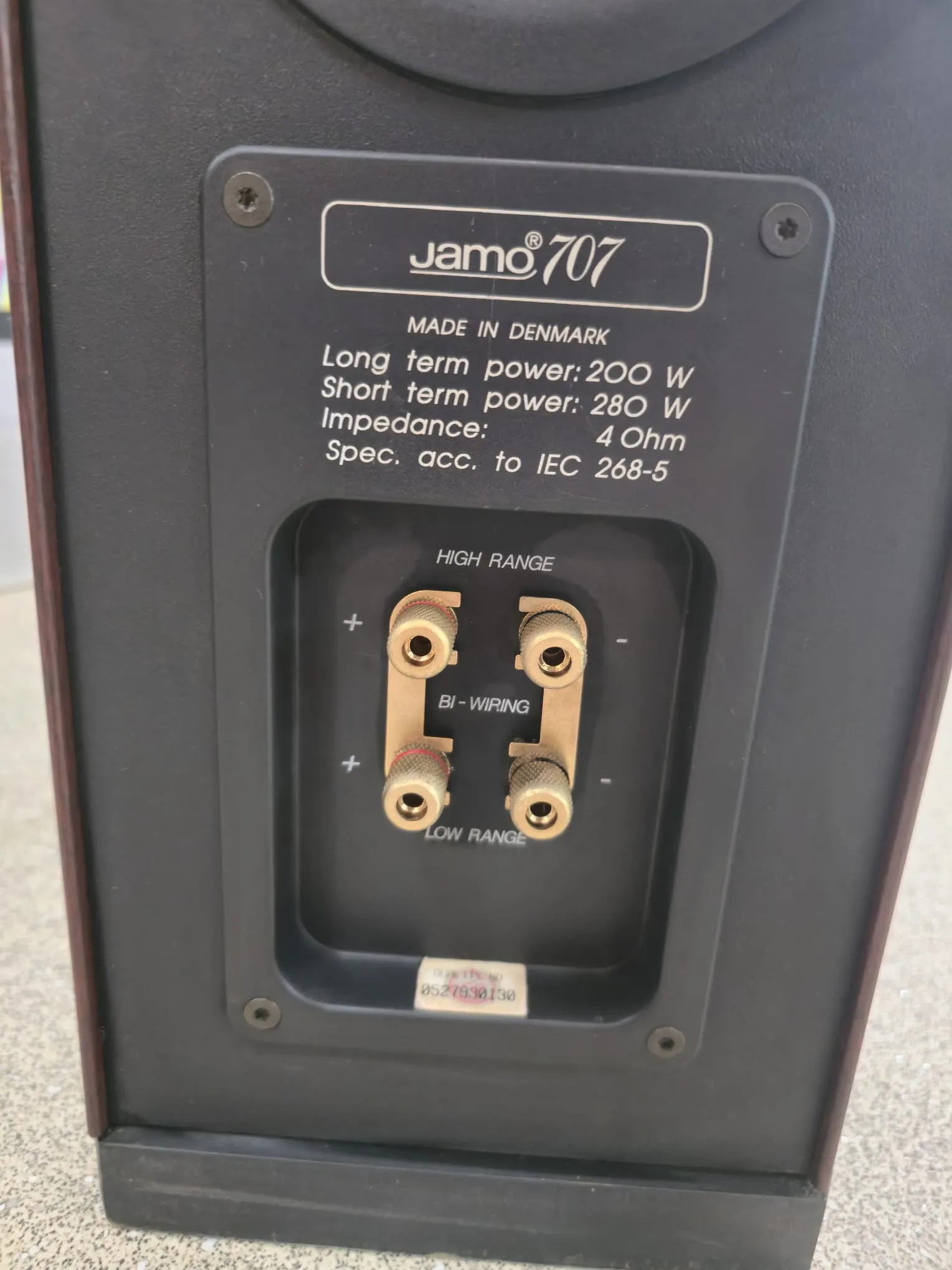 Boxe de podea Jamo 707, 3 Cai, 200W RMS, 280W Max, 4 Ohm, 35Hz-20kHz, 90 dB, Bass Reflex, Push-Pull Coupled Cavity - imagine 4