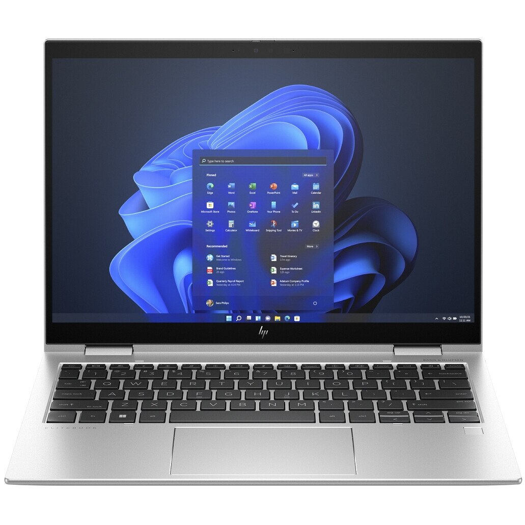 Laptop 2 in 1 HP Elite x360 830 G10, Display Tactil 13.3 Inch WUXGA, Intel Core i7 1365U, 16 Gb RAM DDR5, 500 Gb SSD, Intel Iris Xe Graphics, USB-C, Pike Silver - imagine 2