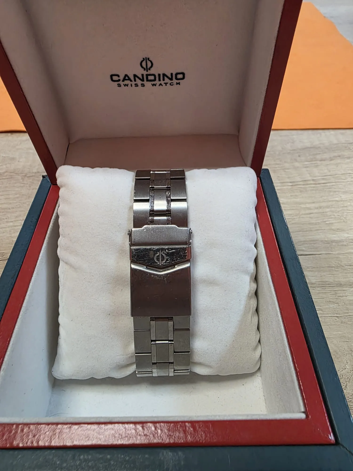 Ceas barbatesc Candino Titanium C4272 40mm, Quartz, Geam din Safir, Titan - imagine 2