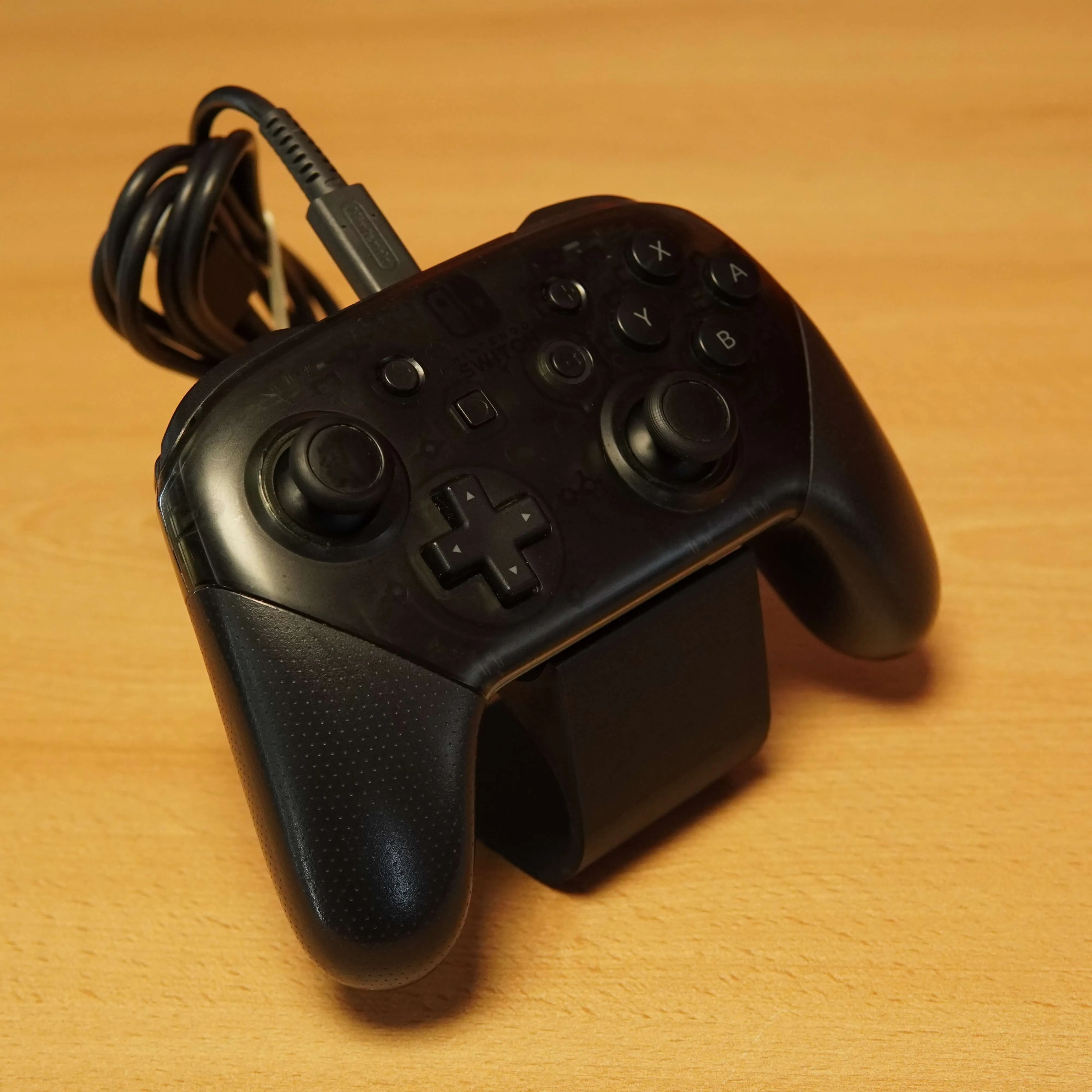 Pro Controller Wireless Nintendo Switch HAC-013, Negru - imagine 3