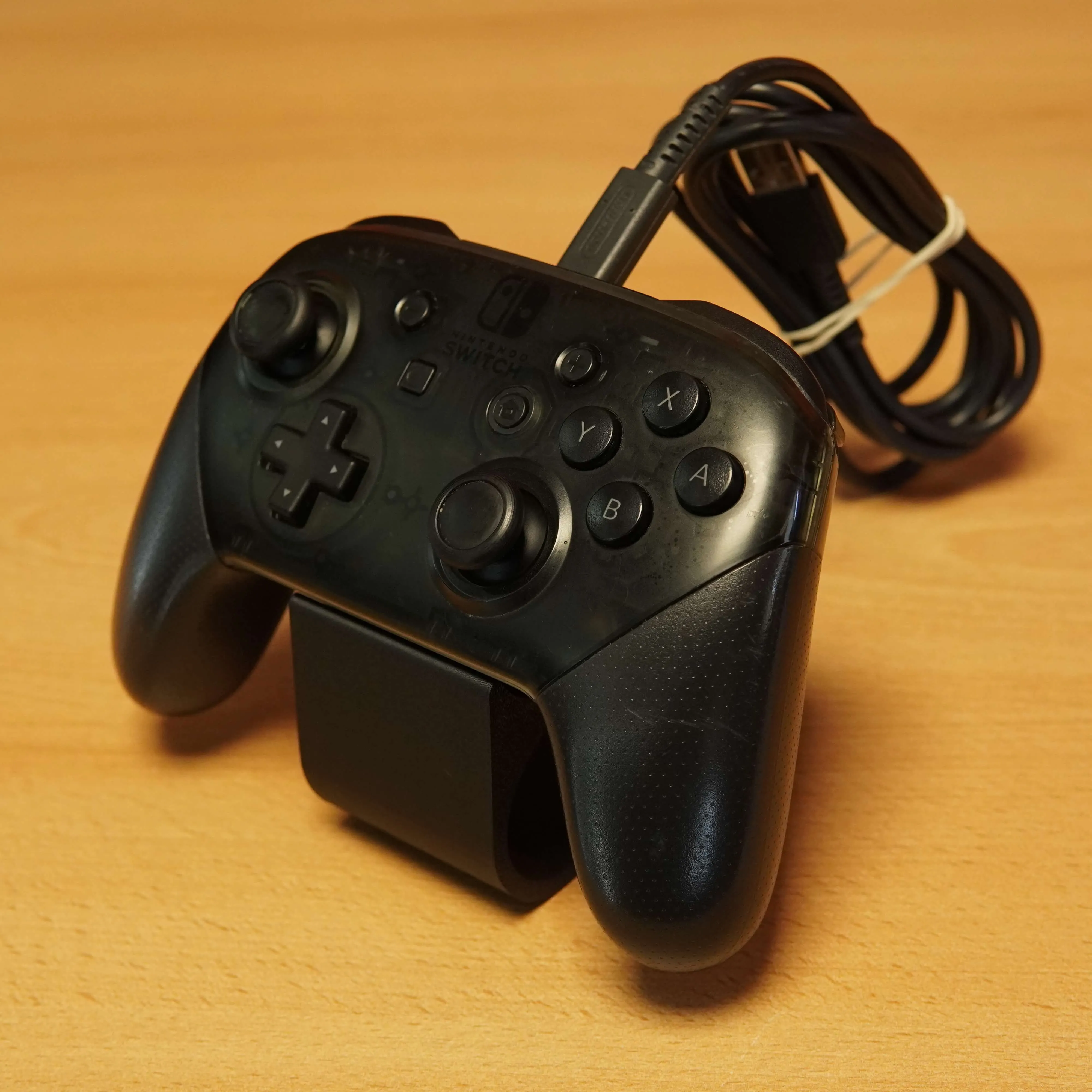 Pro Controller Wireless Nintendo Switch HAC-013, Negru - imagine 4