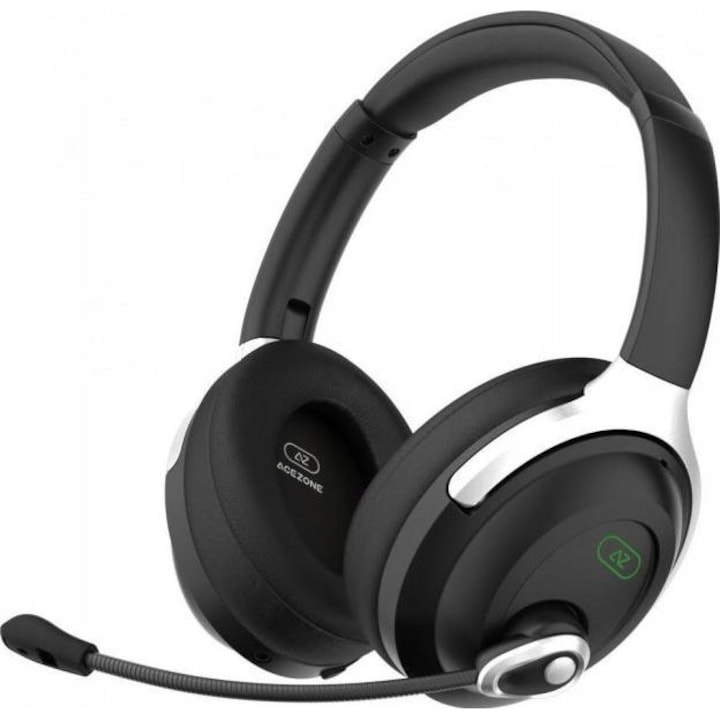 Casti gaming Over-Ear AceZone A-Spire Wireless, Bluetooth, ANC, USB-C, Jack 3.5mm