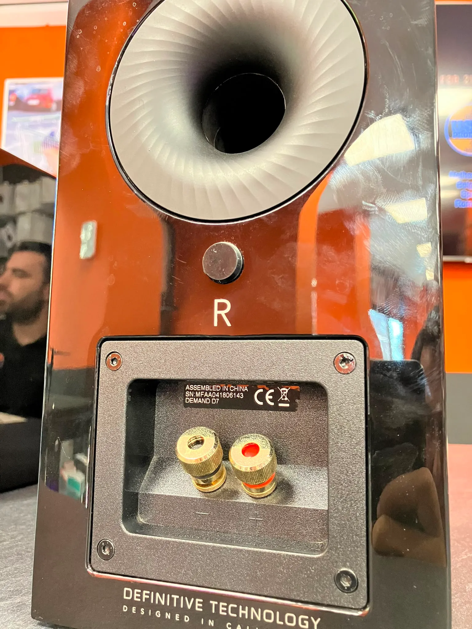 Boxe Definitive Technology Demand D7, 125W, 57Hz - 24kHz, 4 ohm, MDF cu port bass-reflex, Alb/Negru - imagine 6