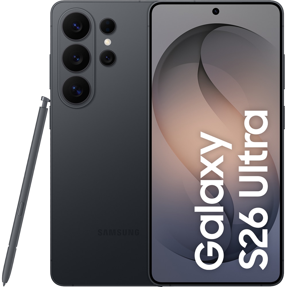 Samsung Galaxy S26 Ultra 256 Gb, Dual SIM, 12 Gb RAM, Titanium Black (Produs NOU!) - Garantie 24 LUNI