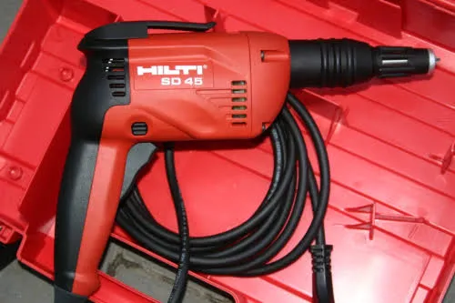Surubelnita gips carton Hilti SD 45, profesionala, 4500 RPM, limitator de adancime, cu fir, Rosu