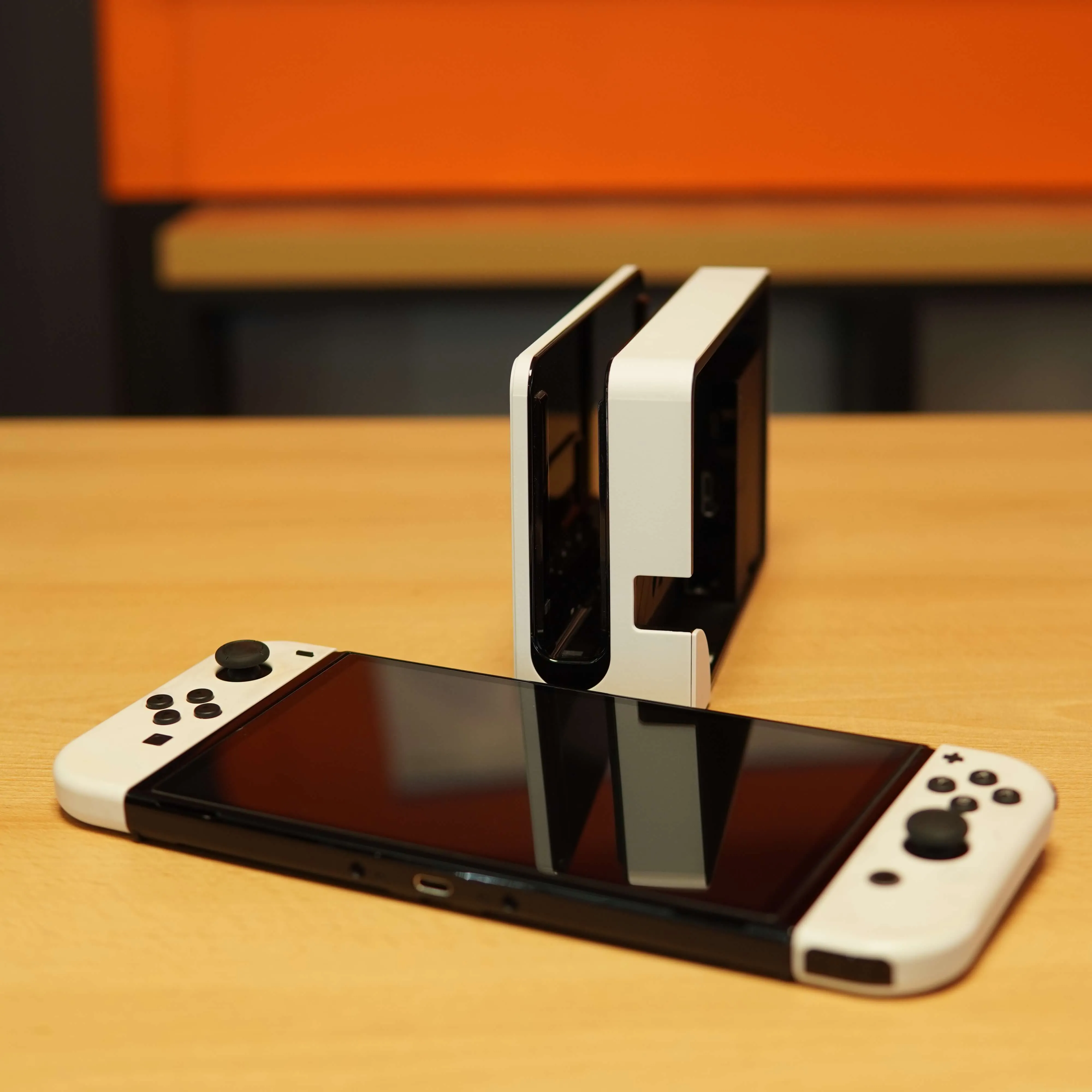 Consola Nintendo Switch OLED 64GB, Alb (Atentie descriere) - imagine 6