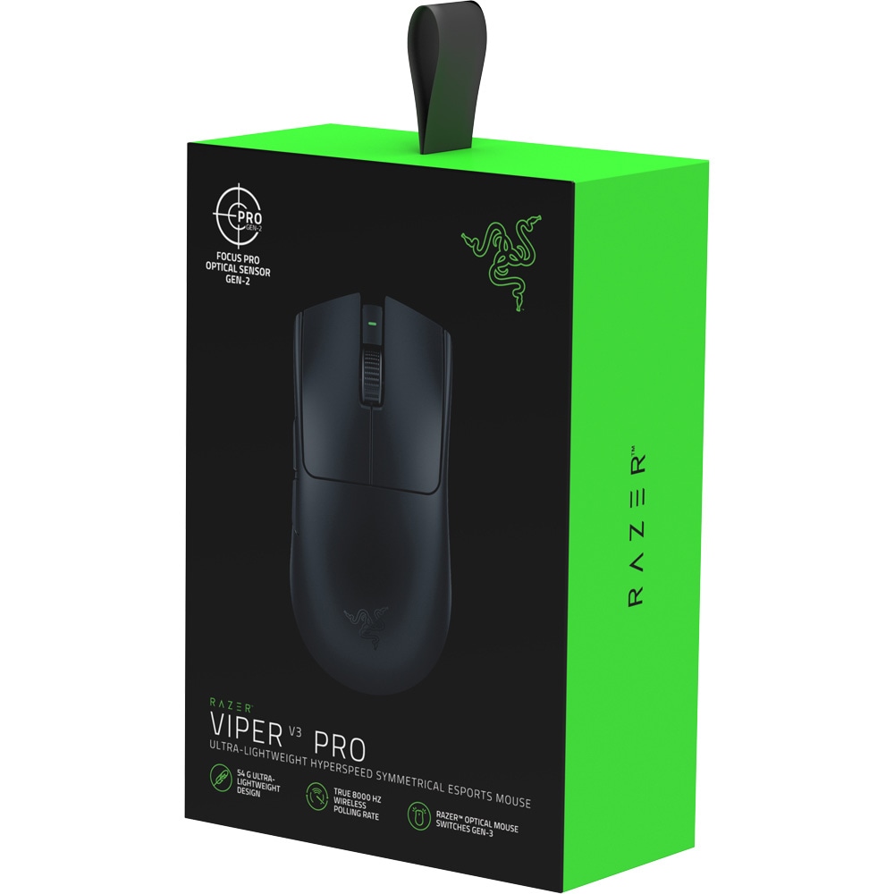 Mouse Gaming Wireless RAZER Viper V3 Pro, 35000 dpi, Negru - imagine 3