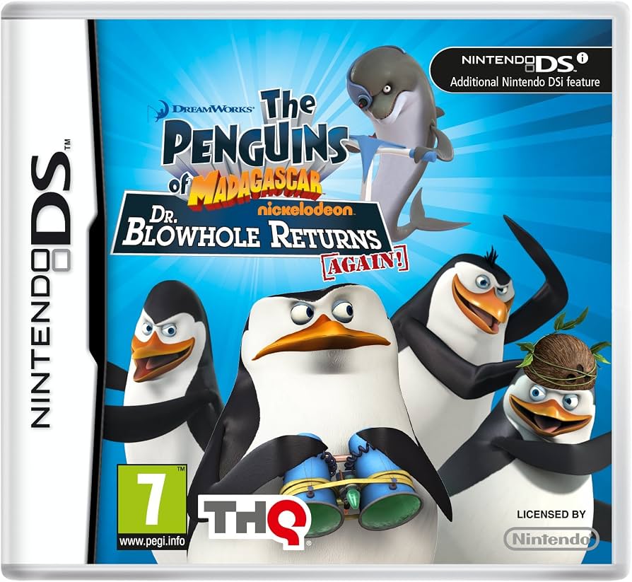 DreamWorks The Penguins of Madagascar - Dr. Blowhole Returns Again - Joc Nintendo DS