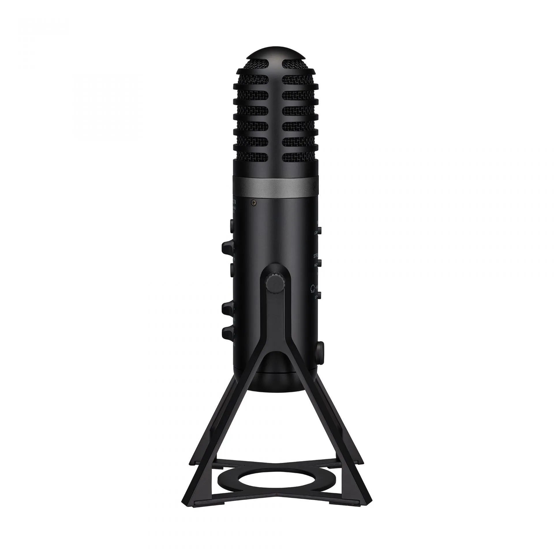 Microfon de studio Yamaha AG01, Cardioid, AUX, USB-C, pentru streaming, podcast, voice-over, Negru - imagine 2