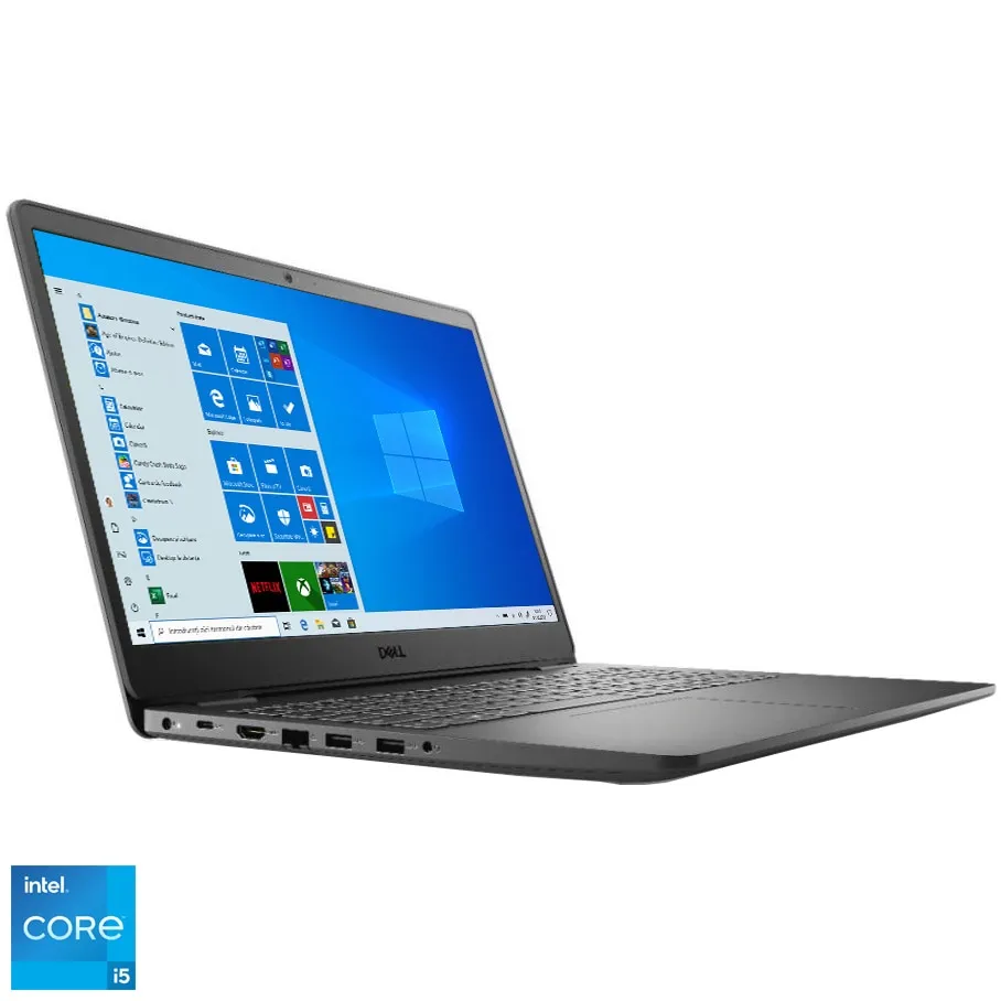 Laptop Dell Vostro 3500, Display 15.6 inch, FHD, Intel Core i7-1165G7, 4.7GHz, 16 Gb RAM DDR4, SSD 500 Gb, Intel Iris Xe Graphics, USB, HDMI, SD Card Reader, Ethernet, Silver - imagine 3