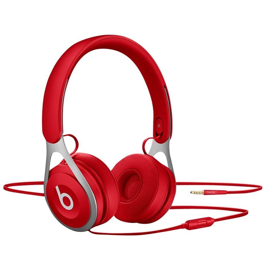 Casti Audio On Ear Beats EP by Dr. Dre, Cu fir, Microfon, Red