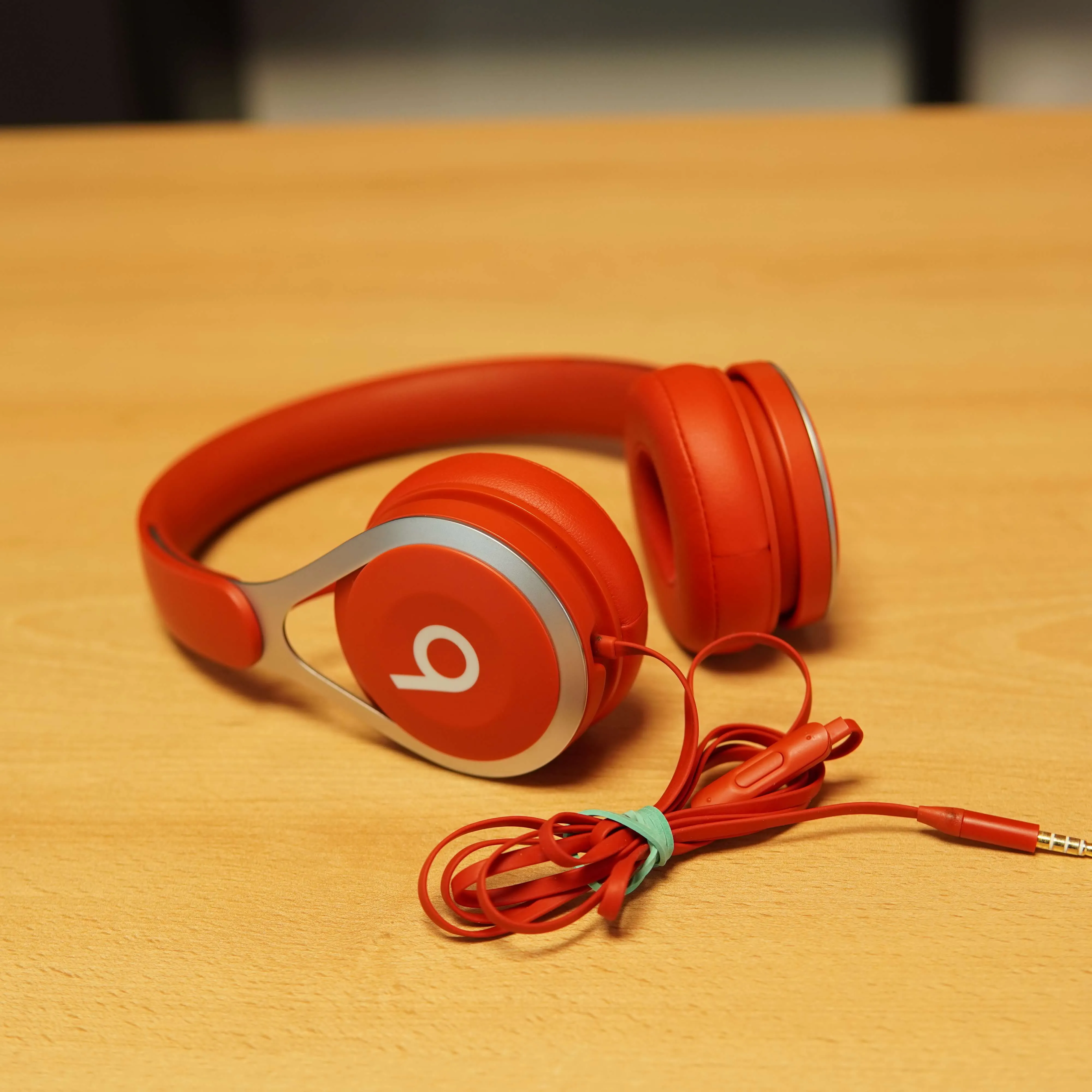 Casti Audio On Ear Beats EP by Dr. Dre, Cu fir, Microfon, Red - imagine 6