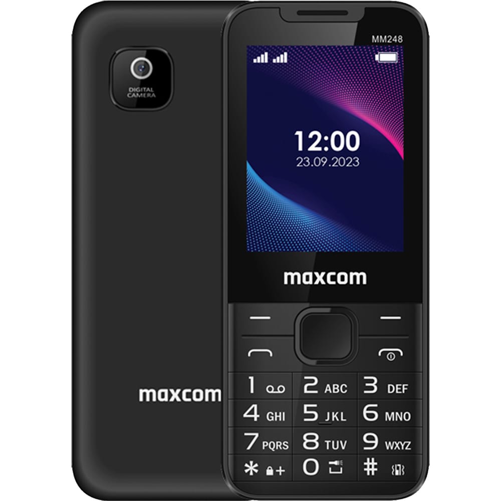 Telefon Maxcom MM248, 4G, Dual Sim, Negru