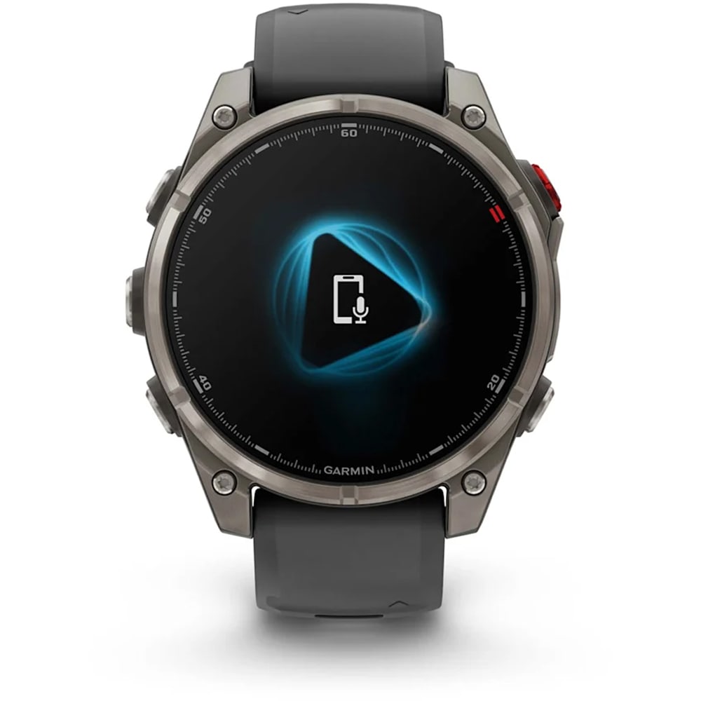 Smartwatch GARMIN Fenix 8 Pro 47mm, AMOLED, Titan, Wi-Fi, GPS, Android/iOS, Graphite (Produs NOU!) - Garantie 24 LUNI - imagine 2