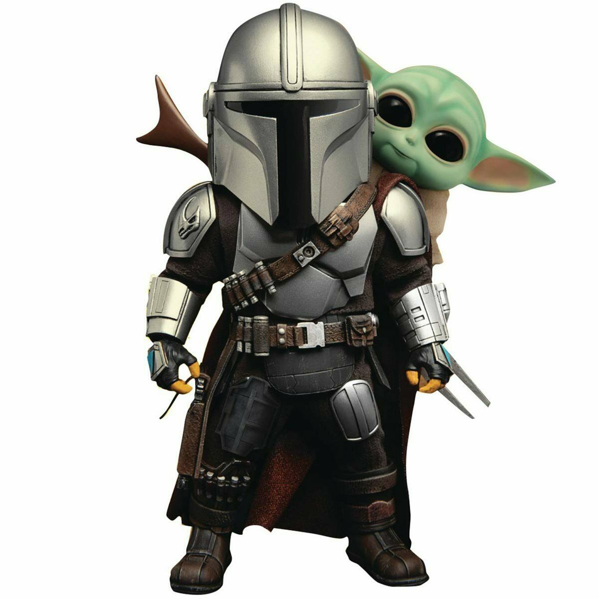 Figurina Star Wars The Mandalorian Egg Attack Action s EAA-111, The Mandalorian & The Child 7, 17cm - imagine 2