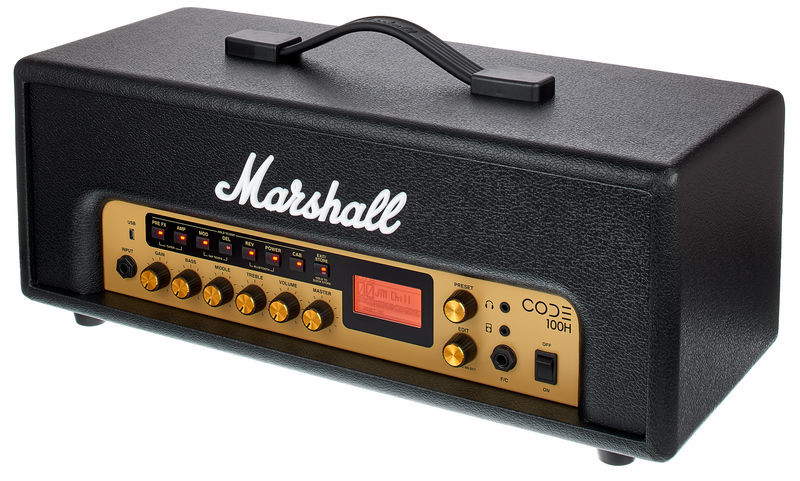 Amplificator Marshall CODE 100H, 100W, Jack 6.3mm, Negru - imagine 2