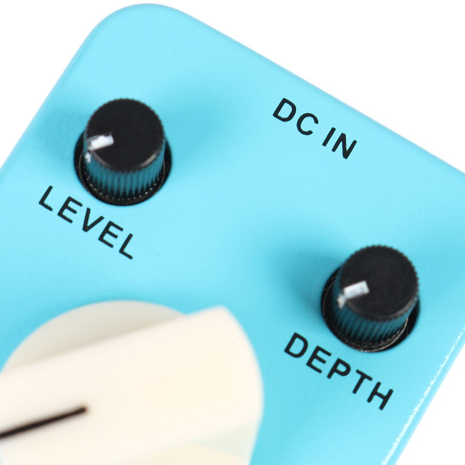 Pedala de efect MOOER Ensemble King, Chorus, Bypass, Adâncime/Depth, Nivel, Rată , Albastru - imagine 4