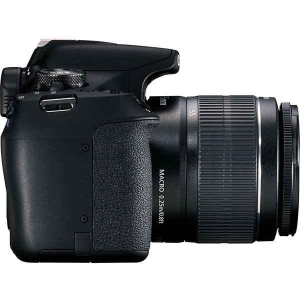 Aparat foto DSLR Canon EOS 2000D, 24.1 Mp, USB, Wi-Fi, GPS, NFC, Mini HDMI + Obiectiv EF-S 18-55mm IS II - imagine 2