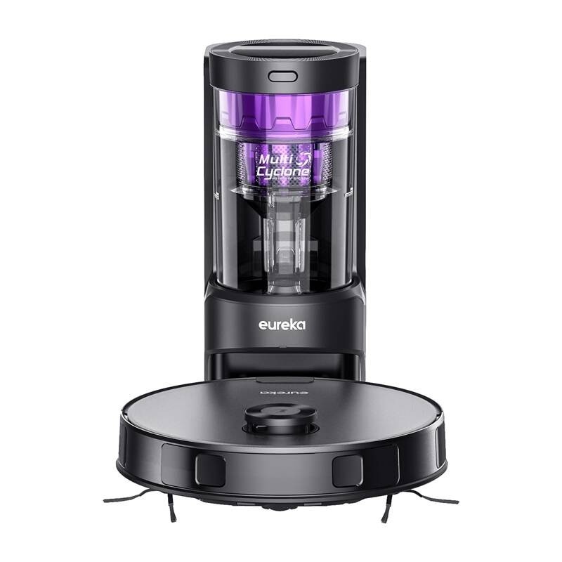 Robot curatare EUREKA E10s, 4000Pa, Autonomie 180 min, Capacitate recipient praf 2L, 5200mAh, Control vocal, Negru