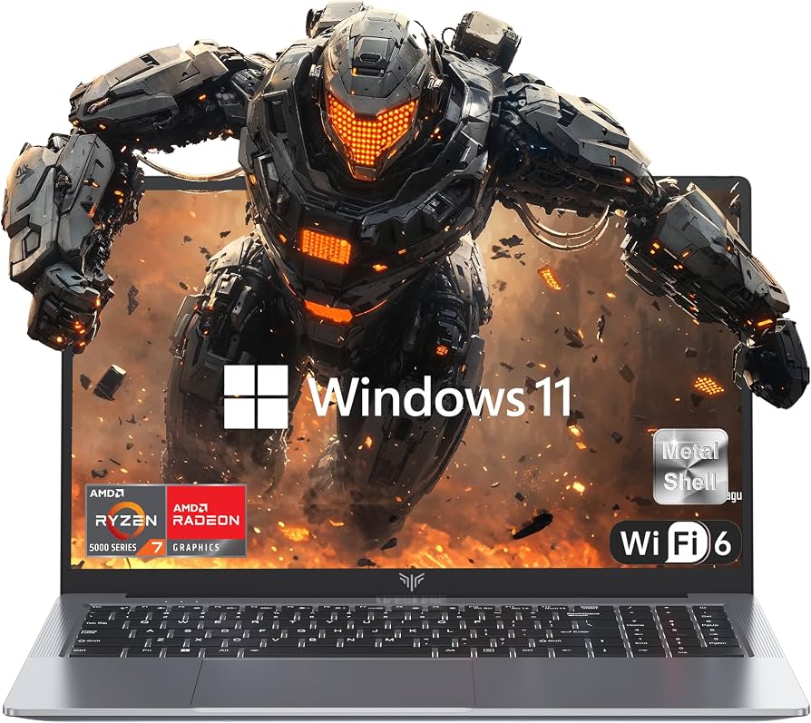 Laptop ACEMAGIC RX16 16inch, AMD Ryzen 7 7735HS, 16GB RAM, 512GB SSD, AMD Radeon 680M, Gray