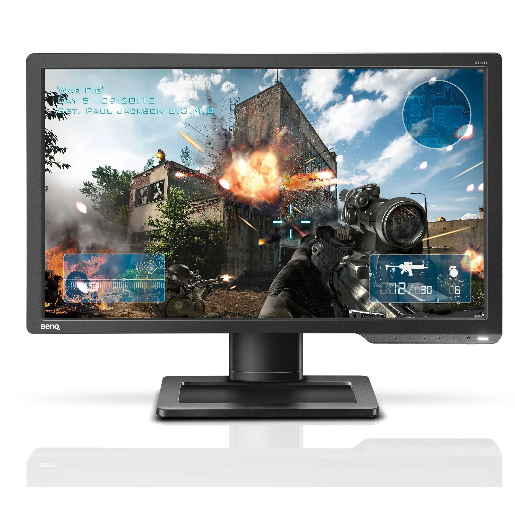 Monitor LED Gaming BenQ Zowie XL2411P, 24 inch, 144Hz, 1 ms, HDMI, Display Port, DVI