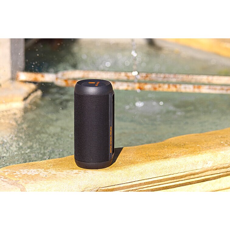 Boxa portabila Bluetooth ECG BTS L1 Black ELYSIUM , 2 x 10 W, rezistenta la apa IPX6 - imagine 2