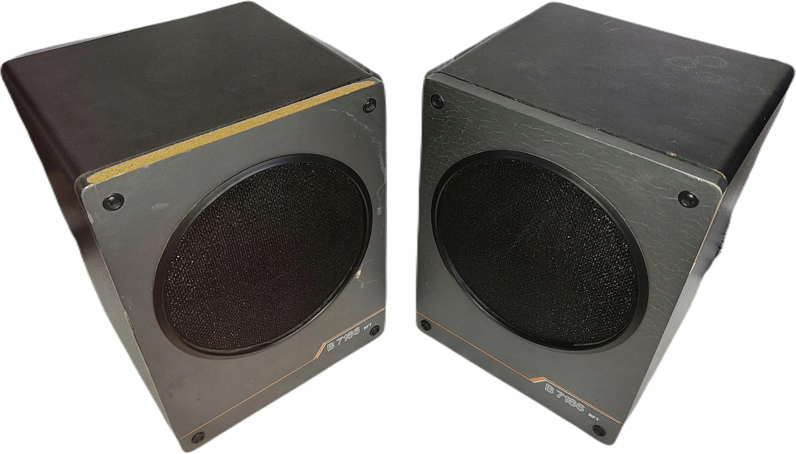 Pick-up Vintage RFT PA2040 cu amplificator integrat, 2 Boxe RFT B7186, 4ohm, 10W, Negru - imagine 2