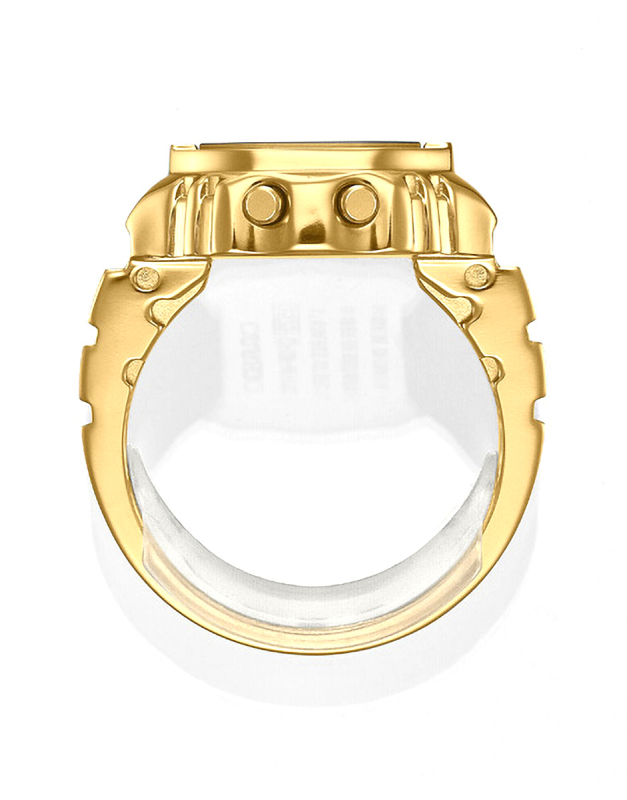 Inel Ceas Casio, Seria CRW-001 (3573), Auriu - imagine 4