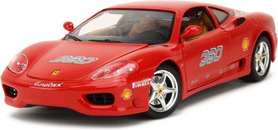 Macheta BURAGO 1/18 - Ferrari 360 Modena 1999 Challenger - Red