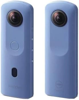 Camera Foto Video 360 Ricoh Theta SC2, Rezolutie 4K, Memorie Interna 14GB, Conectivitate Wi-Fi si Bluetooth, Albastru - imagine 2