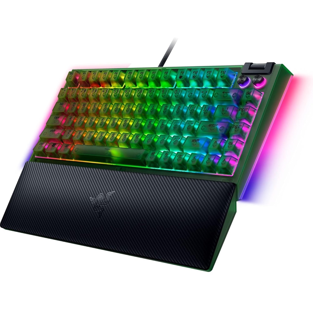 Tastatura gaming mecanica Razer BlackWidow Elite, RGB, switch Green, USB, Negru - imagine 2