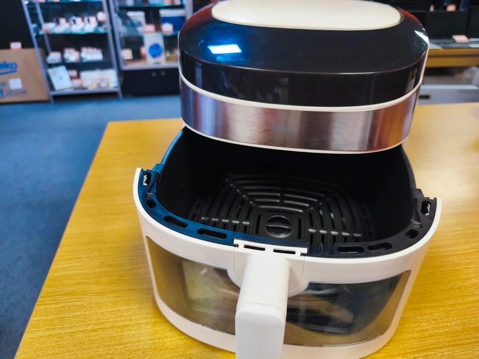Friteusa AirFryer Qilive AF9006TA-GS, 1500W, Capacitate 5 litri, Temperatura reglabila 80-200 grade - imagine 2