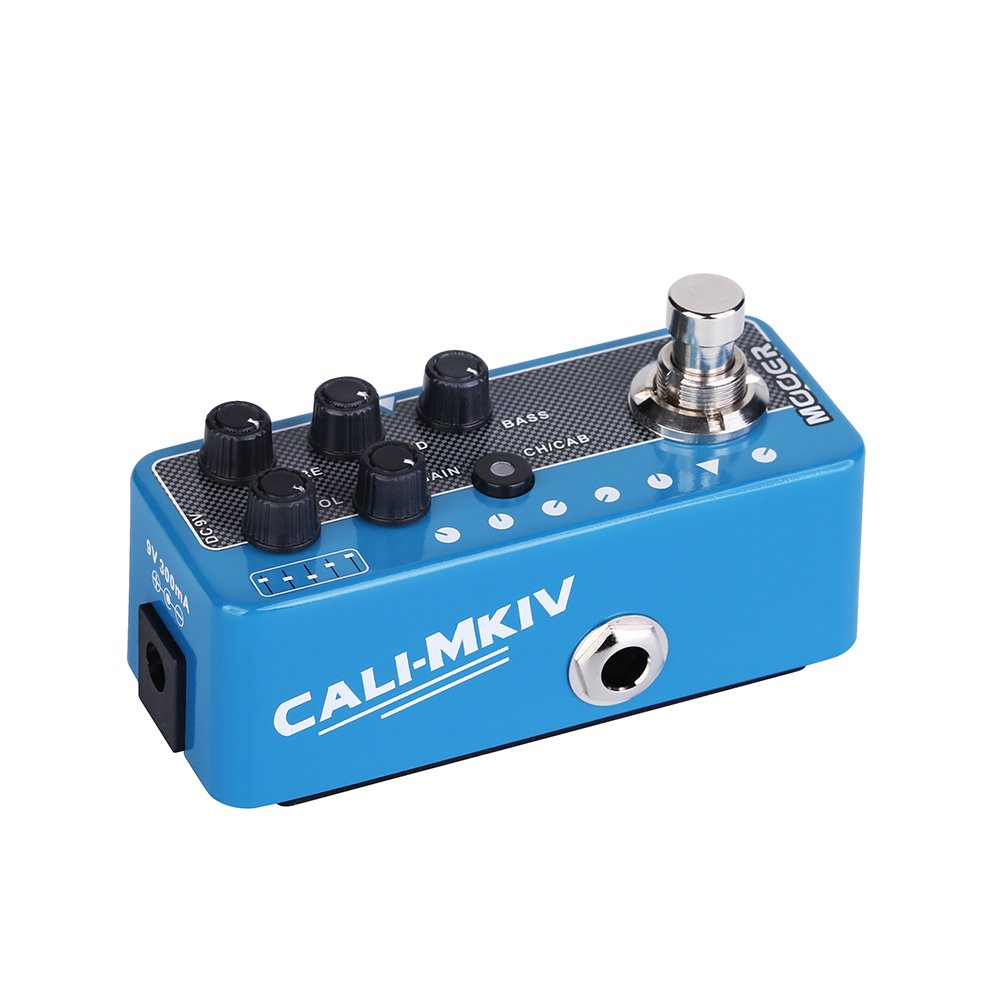 Pedala de Chitara MOOER Cali MKIV 017, Pre-amp, Albastra - imagine 2