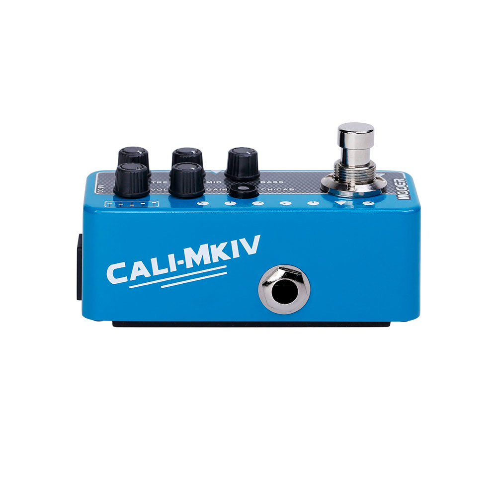Pedala de Chitara MOOER Cali MKIV 017, Pre-amp, Albastra - imagine 3