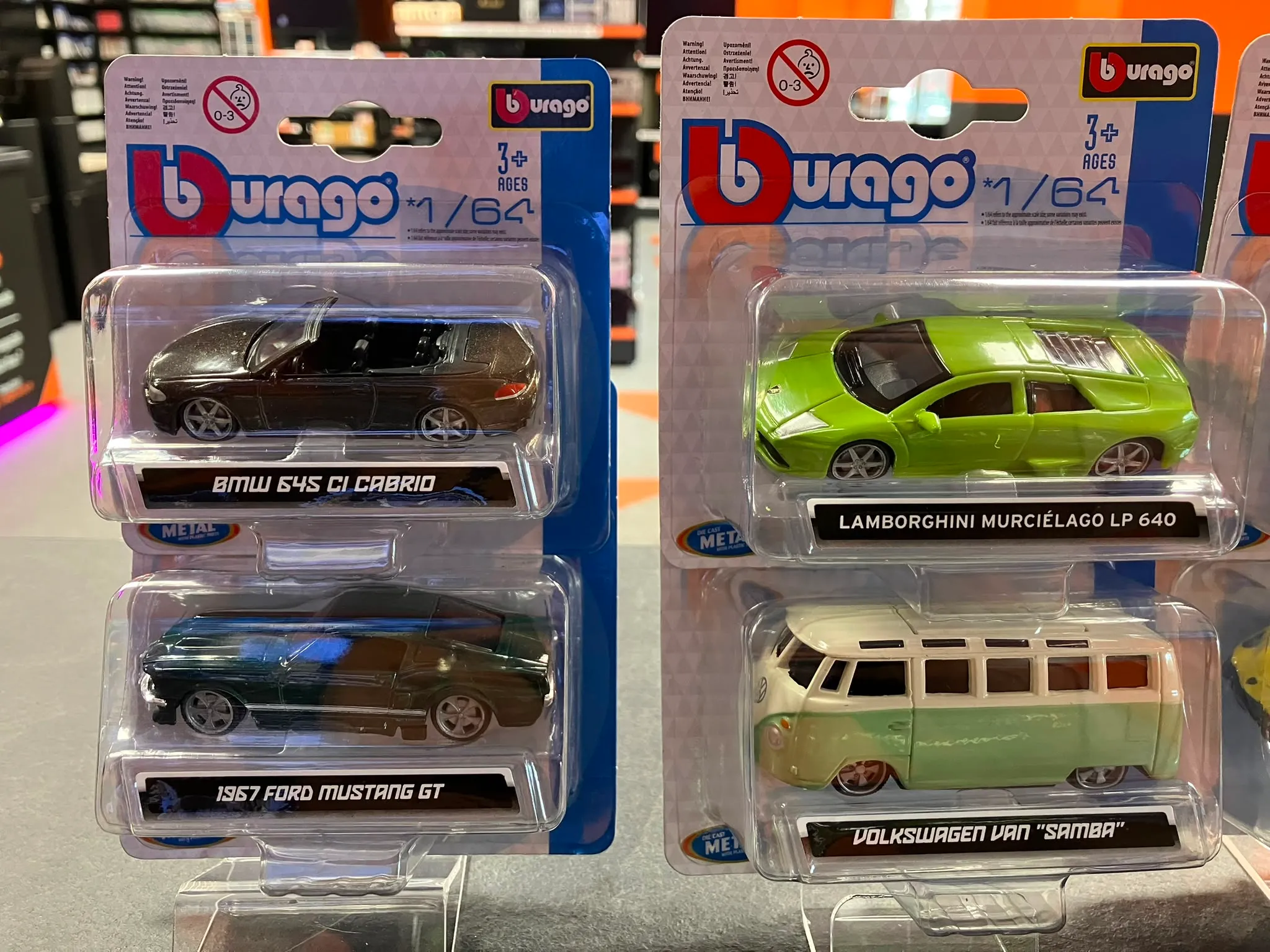 Macheta auto Bburago Die Cast Street Fire 18-30000, Scara 1:43, 3+ Ani, diferite modele - imagine 2
