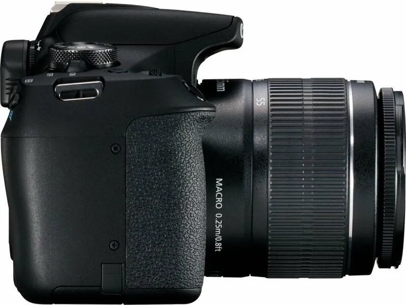 Aparat Foto DSLR Canon EOS 2000D, 24.1 Mp, USB, Wi-Fi, GPS, NFC, Mini HDMI + Obiectiv EF-S 18-55mm 1:3.5-5.6 IS II - imagine 3