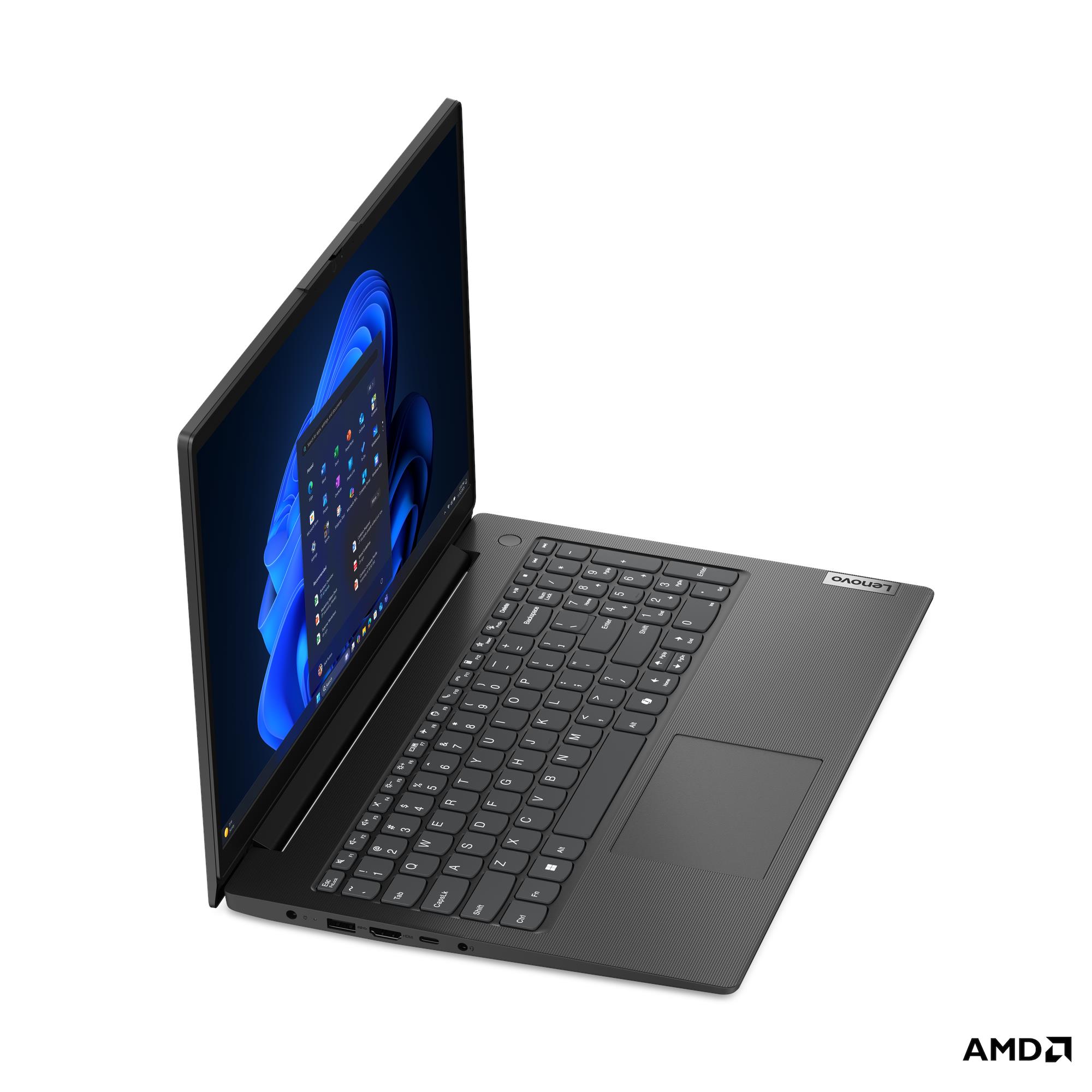 Laptop Lenovo V15 G6 ARP, Display 15.6Inch FHD, AMD Ryzen 7 170 3.20 GHz, 16 Gb RAM DDR5, 480 Gb SSD, AMD Radeon Graphics , Tastatura QWETRZ - imagine 2