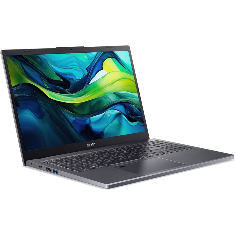 Laptop Acer Aspire 15 A15-51M-52ZH, 15,6 inch, QHD, IPS, Intel Core 5 120U pana la 5.00 GHz, 16 Gb RAM DDR5, SSD 512 Gb, Intel Graphics, Steel Gray - imagine 3
