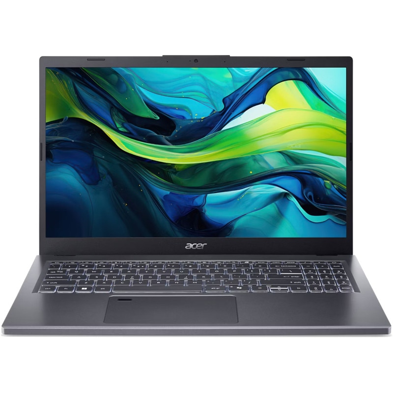 Laptop Acer Aspire 15 A15-51M-52ZH, 15,6 inch, QHD, IPS, Intel Core 5 120U pana la 5.00 GHz, 16 Gb RAM DDR5, SSD 512 Gb, Intel Graphics, Steel Gray - imagine 4