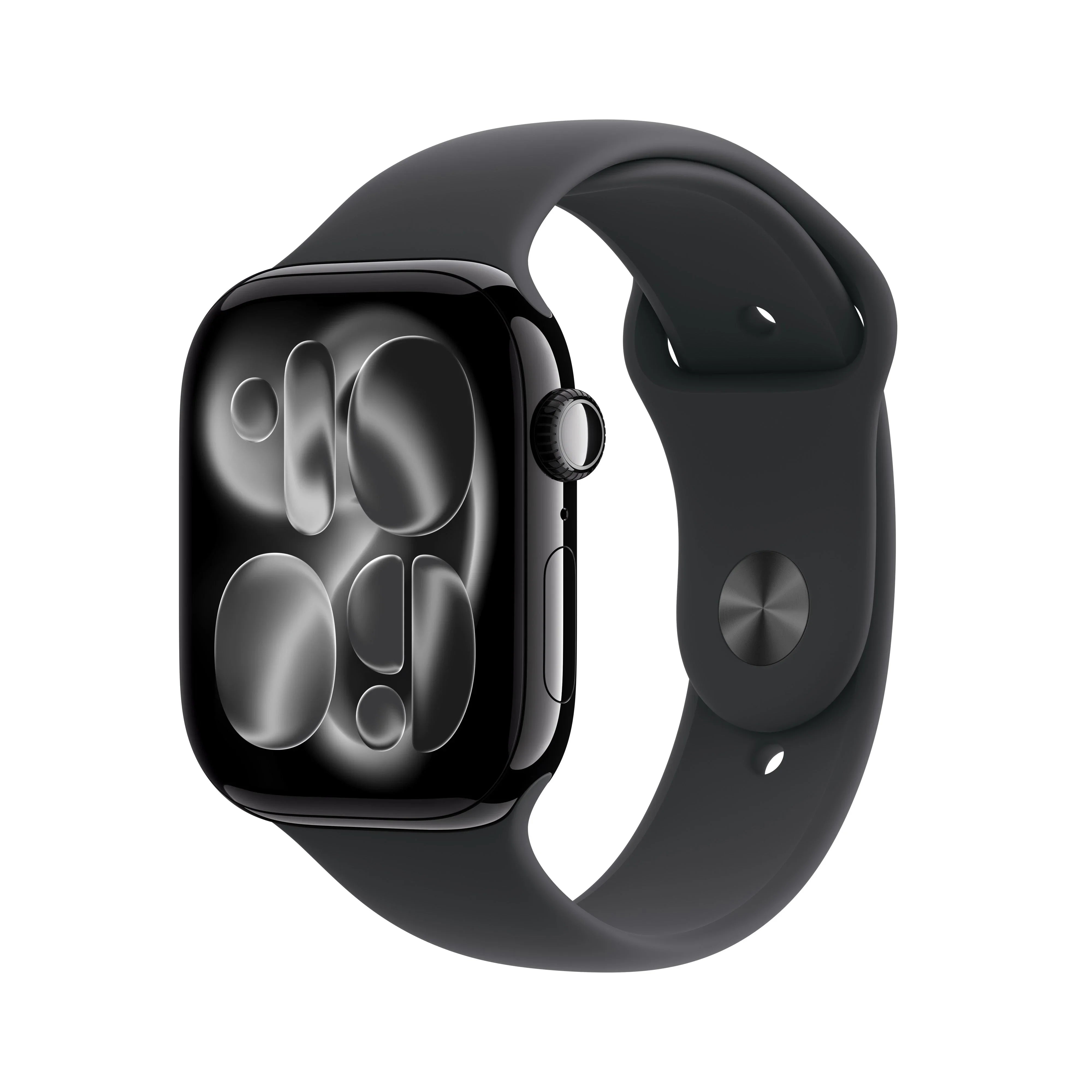 Apple Watch Series 11, 46 mm, GPS, Jet Black Aluminium, Black Sports Band, A3333