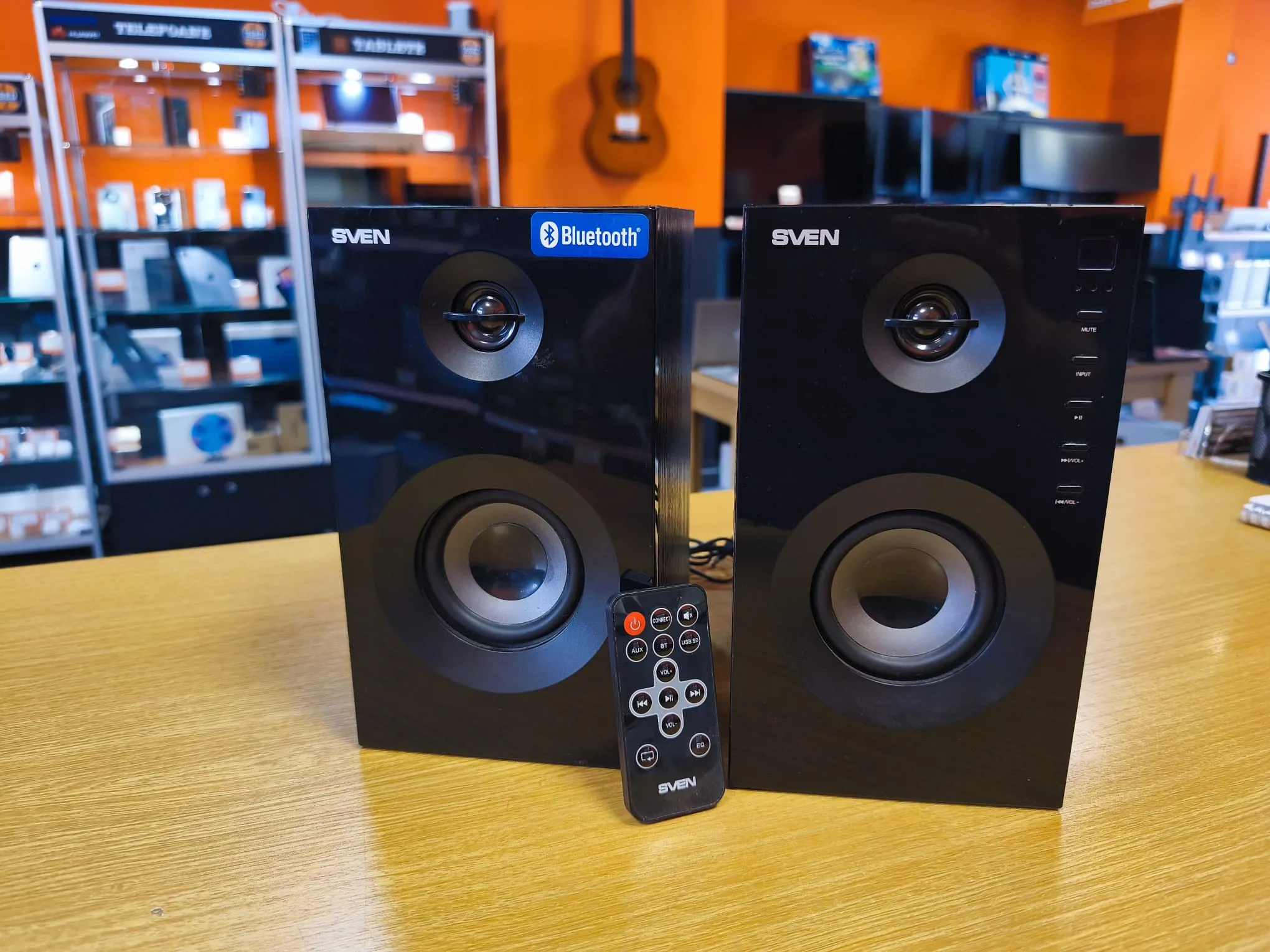 Sistem Audio 2.0 SVEN SPS-615, Bluetooth, SD Card Reader, USB, Jack 3.5 mm