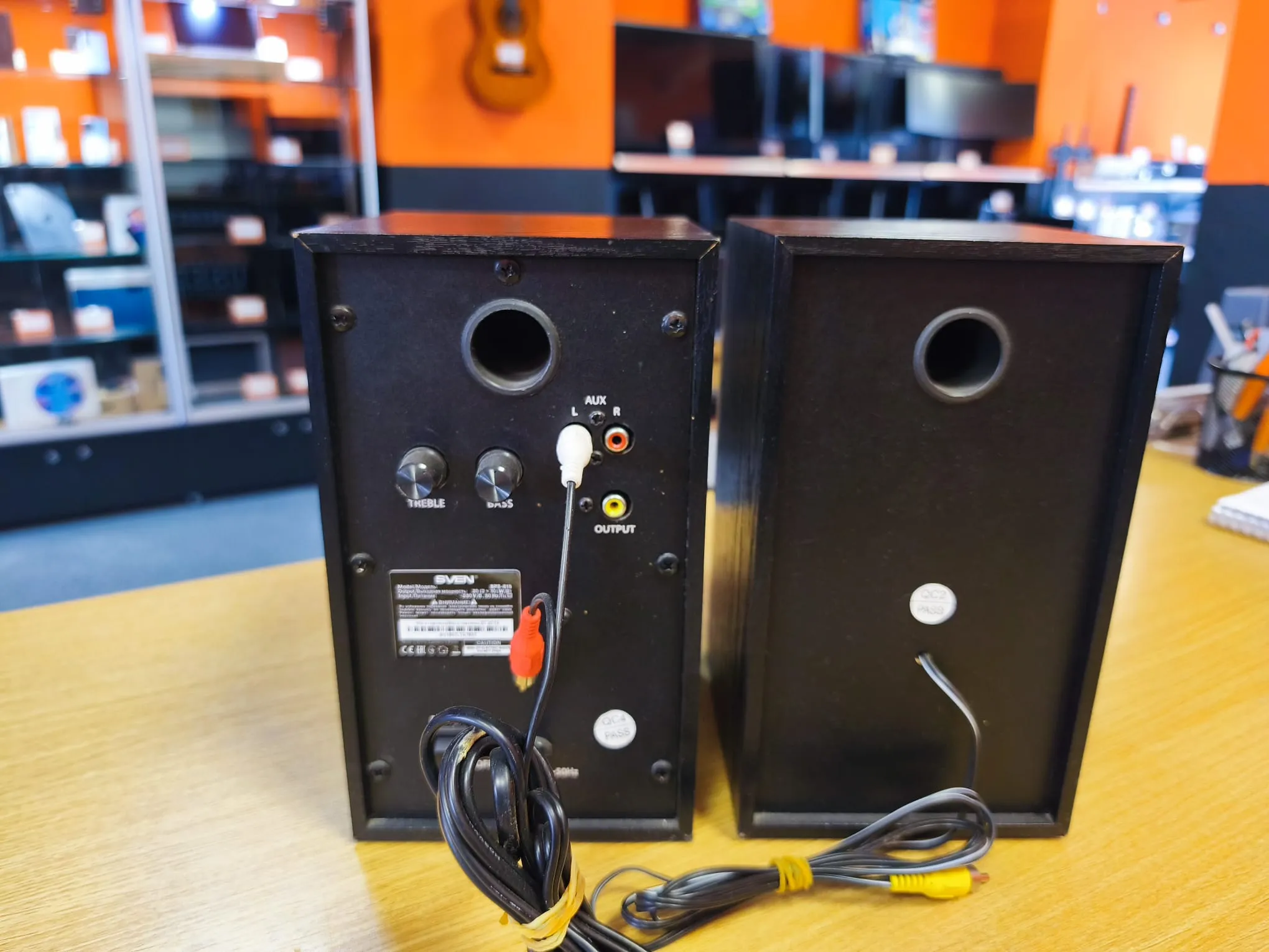 Sistem Audio 2.0 SVEN SPS-615, Bluetooth, SD Card Reader, USB, Jack 3.5 mm - imagine 2