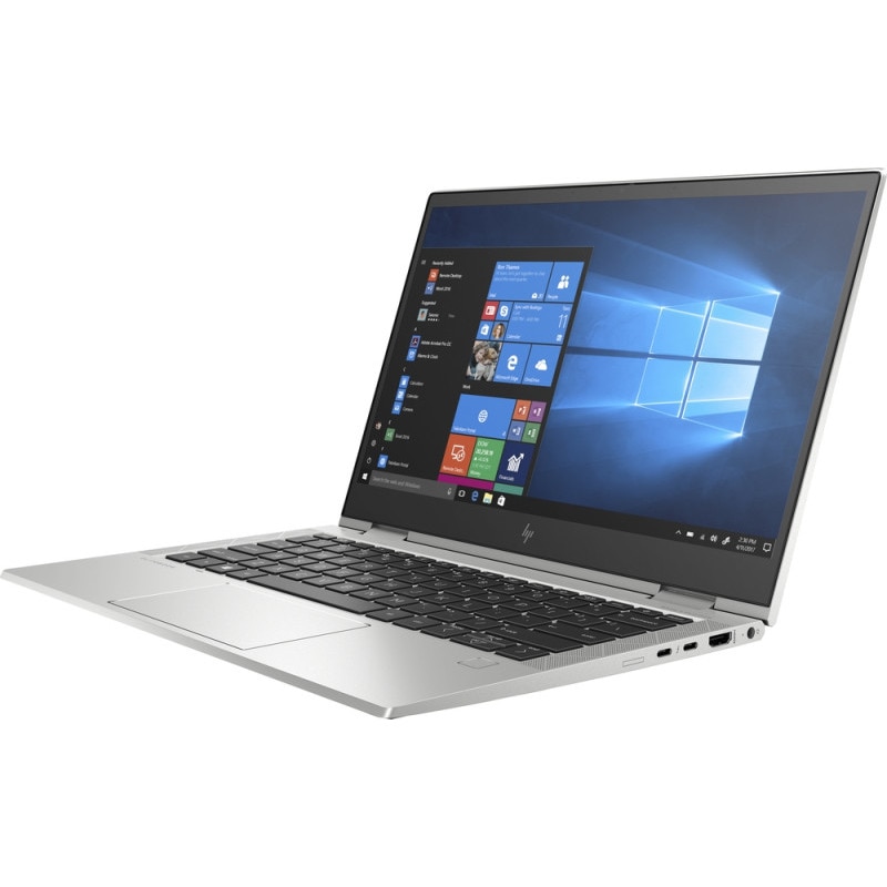 Laptop HP EliteBook x360 1030 G7, 13.3 inch Full HD, IPS, Touchscreen, i5-10310U pana la 4.20 GHz Turbo, 8 Gb RAM DDR4, SSD 256 Gb, Intel UHD Graphics, HDMI 2.0, 2 x USB 3.2 Type C Gen 1, 2 x USB 3.2 Type A Gen 1, Audio Out/Microfon, Silver - imagine 2