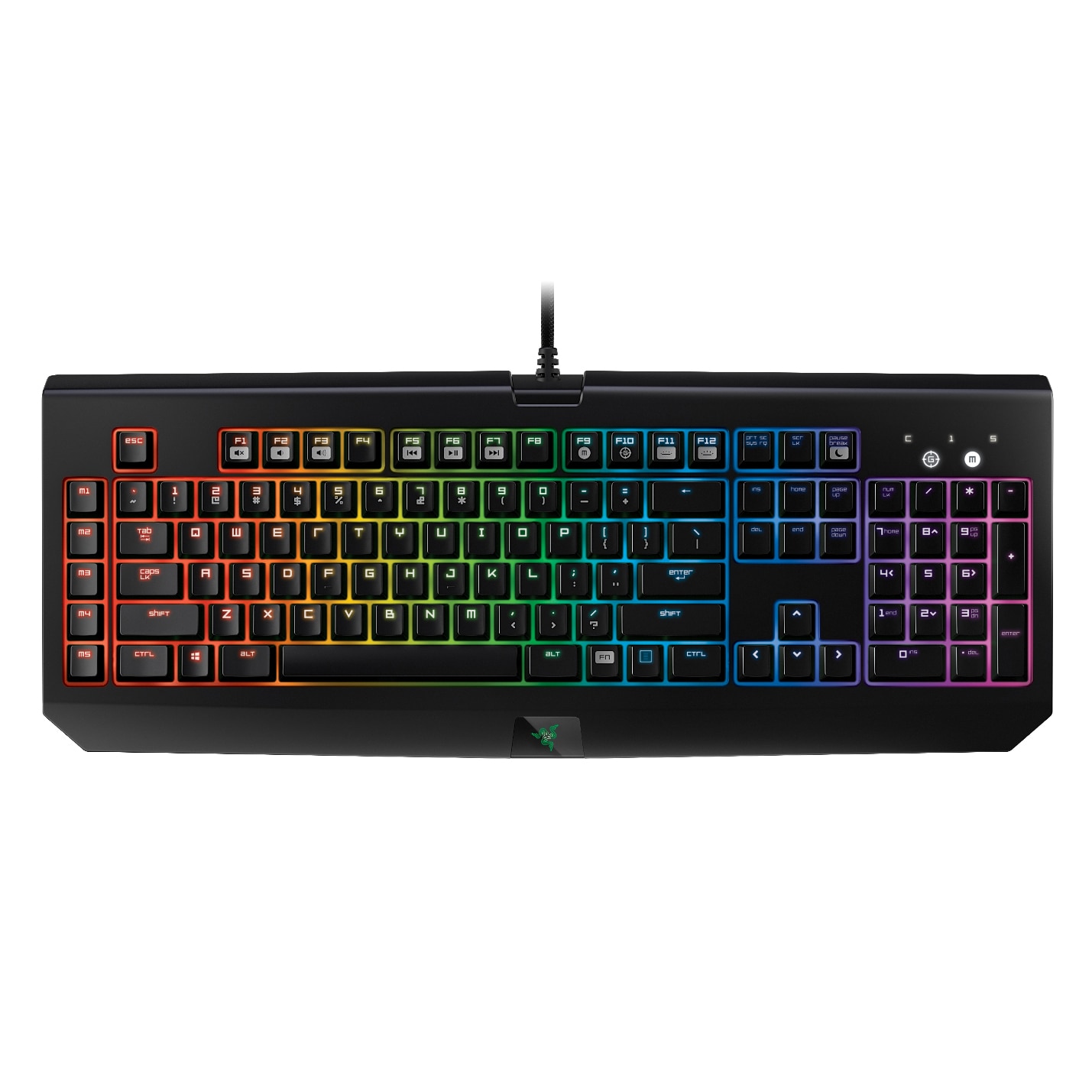 Tastatura gaming mecanica RAZER BlackWidow TE Chroma V2, RGB, Green Switch