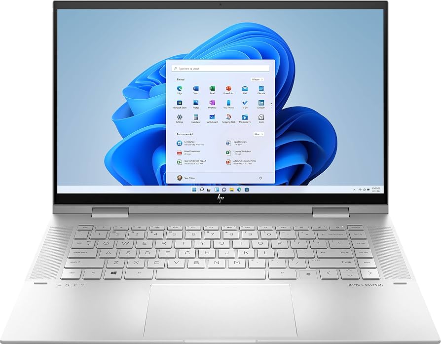 Laptop HP Envy x360 Convertible 13-bd0050ng, Display tactil 13.3 inch OLED, Intel Core i5 1135G7 2.40GHZ, 8 Gb RAM, 480 Gb SSD, Intel Iris Xe Graphics, Senzor Amprenta, Tastatura QWERTZ - imagine 2