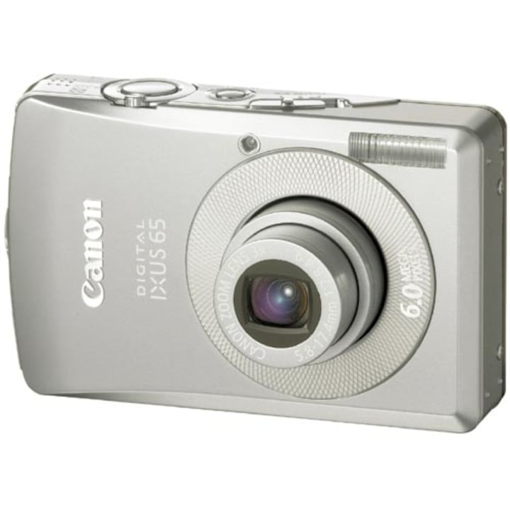 Aparat Foto Digital Canon Ixus 65, Ecran LCD 3 inch, 6MP, Zoom optic 3x, Zoom digital 4x, Gri