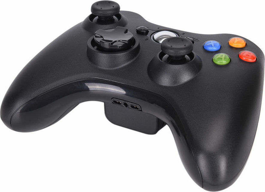 Controller Microsoft Xbox 360, Wireless, Black - imagine 3