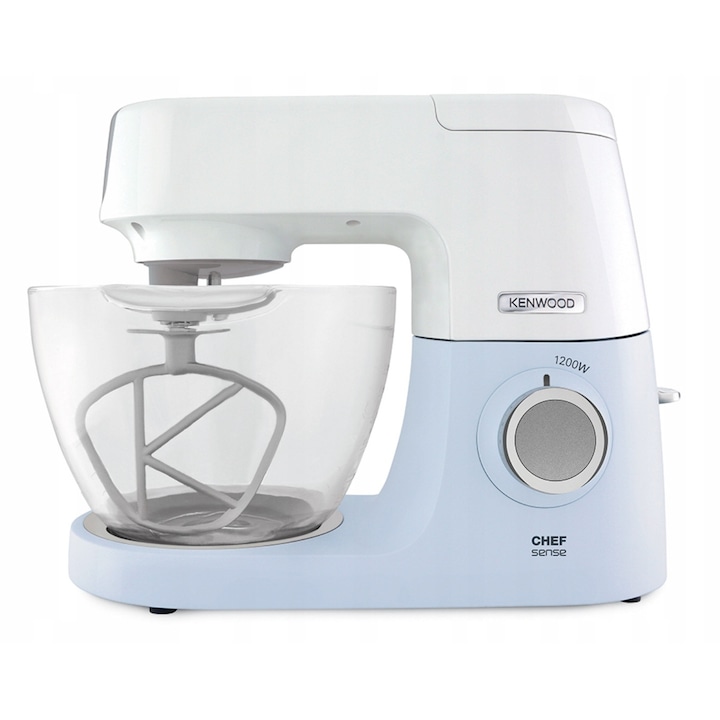 Robot Bucatarie Kenwood Chef Sense KVC51, 1200W, bol sticla 4.6L, Alb